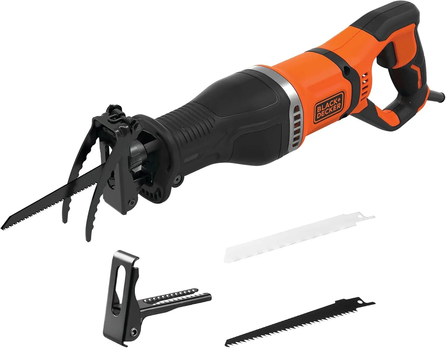 BLACK+DECKER Scie sabre et scie alternative – vitesse variable, élément amovible, réglable, 750 W, noir