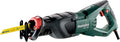 Metabo SAS SSE 1100 Scie sabre pour les coupes rapides et travaux dans les zones difficiles d'accès et scie alternative, en plastique, 1100 W