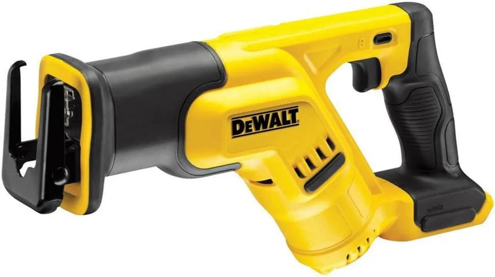 DeWalt DCS387NT-XJ Scie sabre pour les coupes rapides et travaux dans les zones difficiles d'accès et scie alternative: 18 V, noir