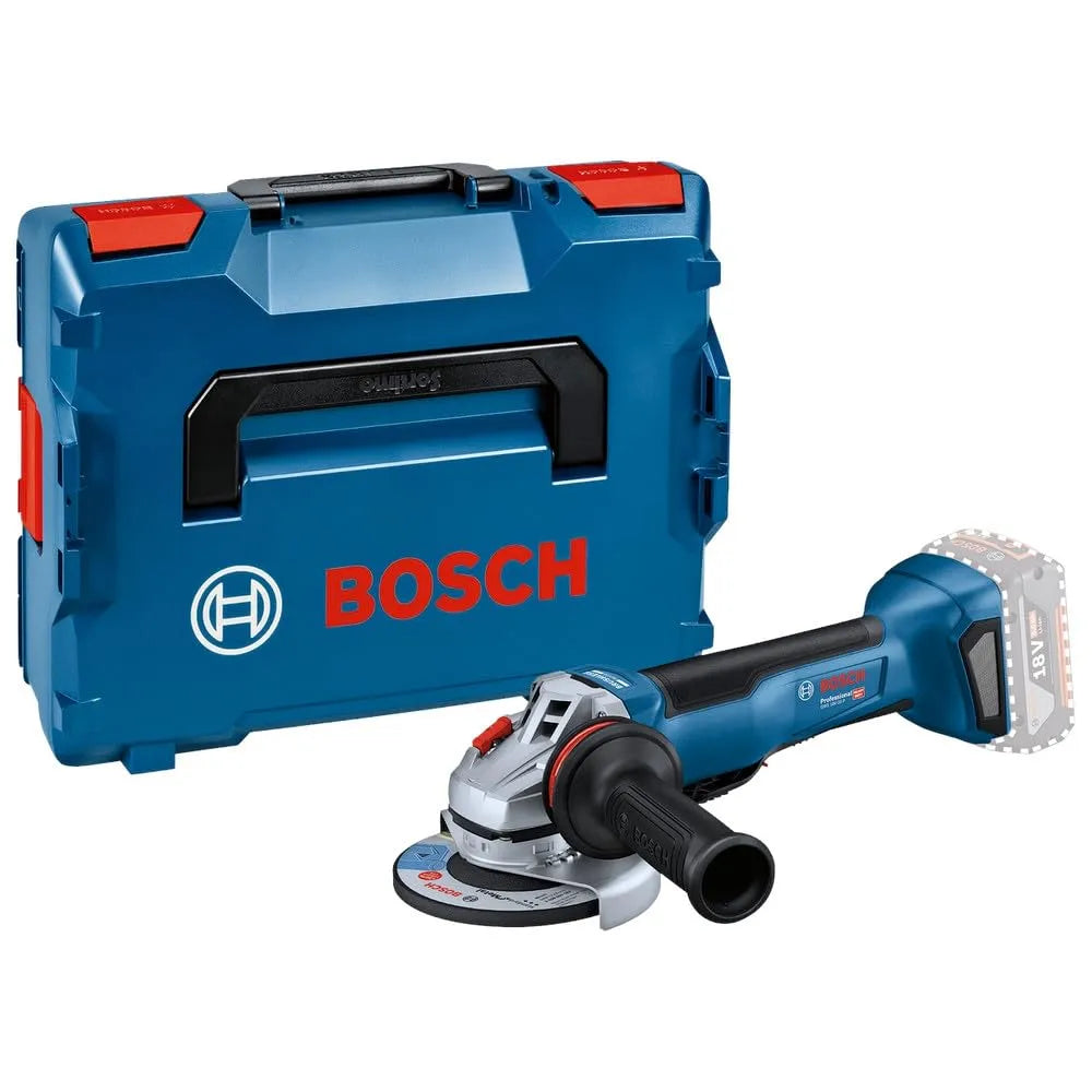 Bosch Professional 18V System meuleuse angulaire sans-fil GWS 18V-10 P poignée – usage professionnel