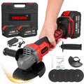 Meuleuse d'angle – sans fil, moteur sans balais, avec poignée, usage professionnel, 125mm, 20V, 4.0Ah