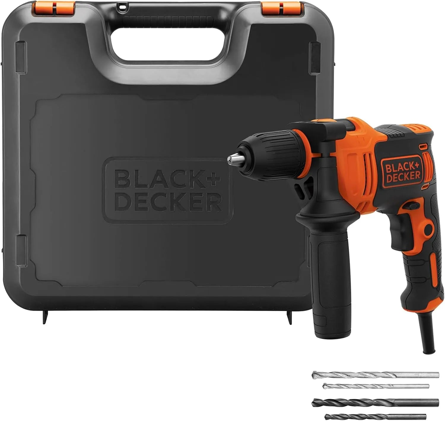 BLACK+DECKER BEH710K-QS Perceuse à percussion – 710 W, noir