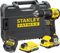 Stanley V20 SFMCD716D2T-QW Perceuse-visseuse et visseuse électrique: sans fil, moteur sans balais, 2.0Ah, 18V, 2 vitesses