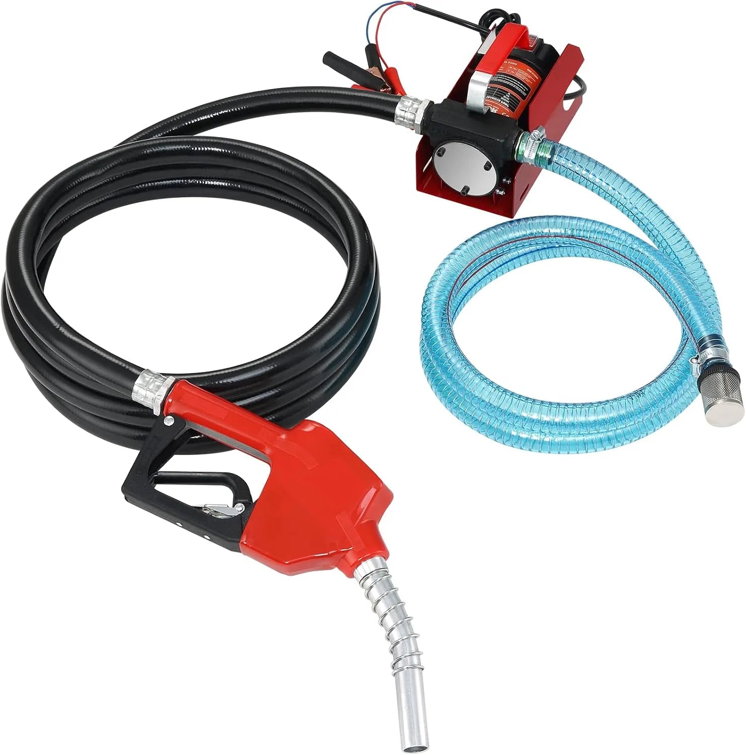 VEVOR Pompe de transfert de carburant et pompe à gasoil, 37,8 L/min, 12 V