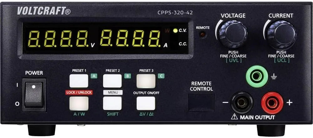 VOLTCRAFT CPPS-320-42 Alimentation de laboratoire CC réglable et alimentation de banc, 320 W, 42 V, 20 A, pour test électronique et réparation