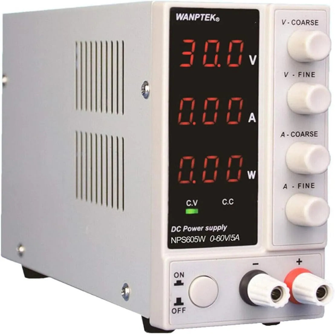 Alimentation de laboratoire CC réglable et alimentation de banc, 300 W, 0-60 V, 0-5 A, pour test électronique et réparation