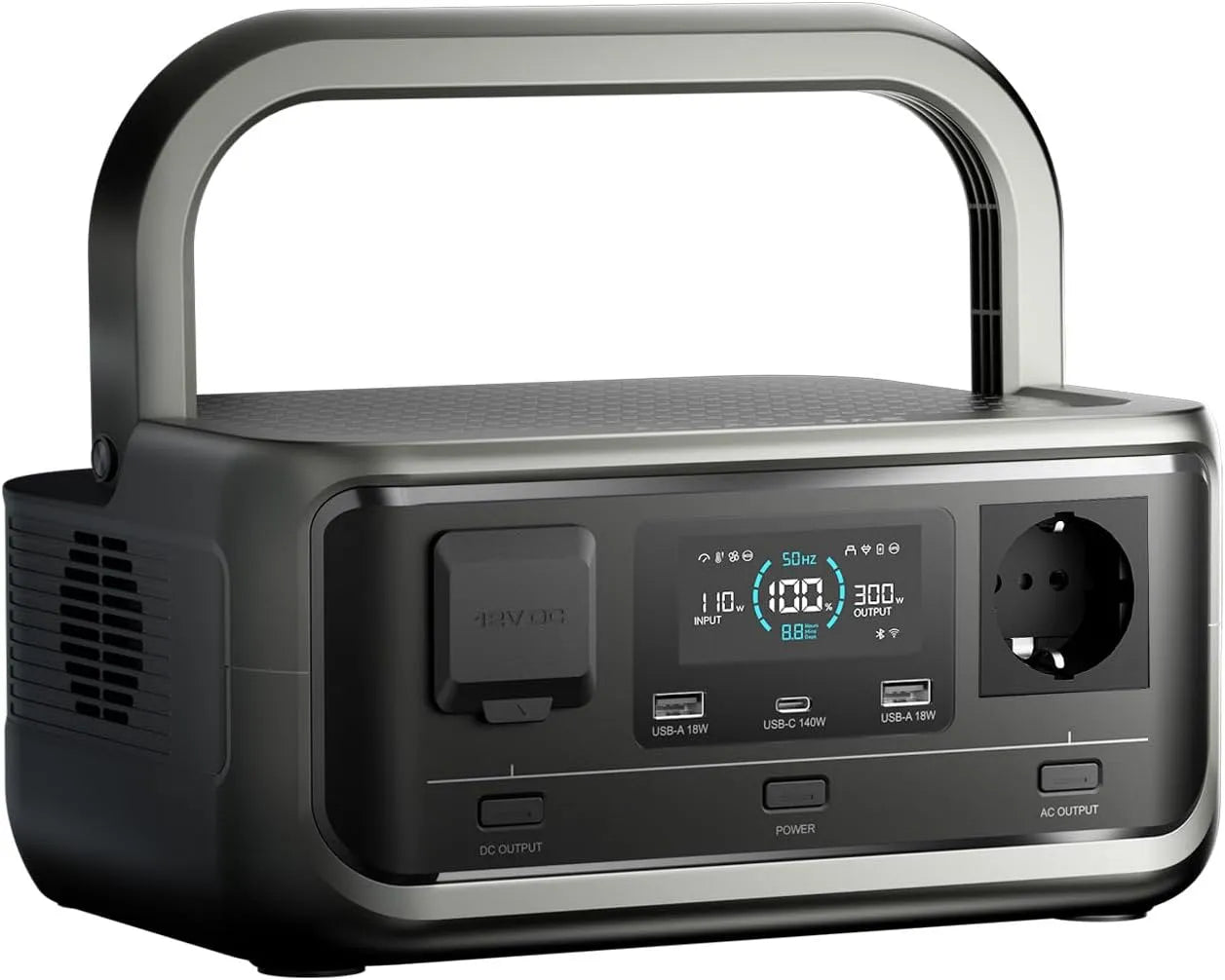 ALLPOWERS P300 Station électrique portable et générateur solaire, 256Wh, 300W, pour l'arrosage du jardin, alimentation solaire, 600W