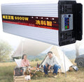 Convertisseur CC-CA et convertisseur de tension, 5000w, onde sinusoïdale pure, avec affichage numérique, 6000W, 230V, 240V
