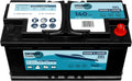Batterie à décharge profonde et batterie solaire et loisirs, 140 Ah, 12V, pour bateau et alimentation marine