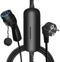 Borne de recharge pour voiture électrique et chargeur EV mobile, 3,68kW, 16A, pour véhicule et alimentation mobile, Type 2, prise Schuko, 6M