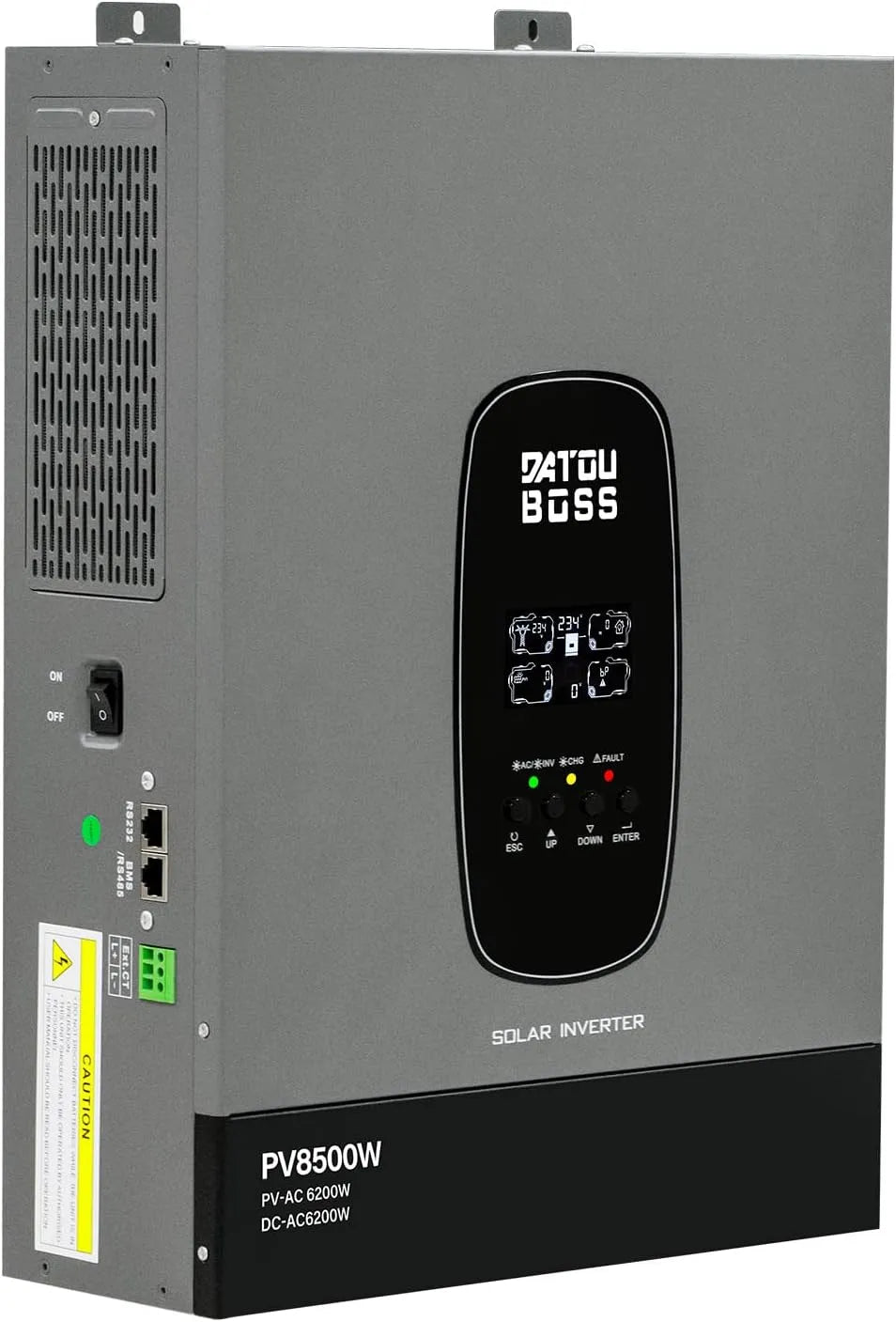 Onduleur solaire hybride et convertisseur-chargeur MPPT, 6200W, 8500W, 48V, 120A, avec batterie, alimentation solaire