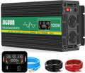 JIGUUN 1000W Convertisseur 12V 220V Pur Sinus Onduleur transformateur