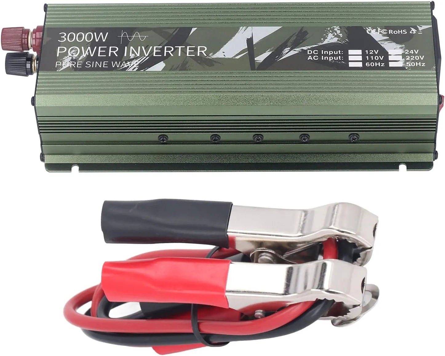 Convertisseur CC-CA et convertisseur de tension, 3000 W, 12 V, 220 V
