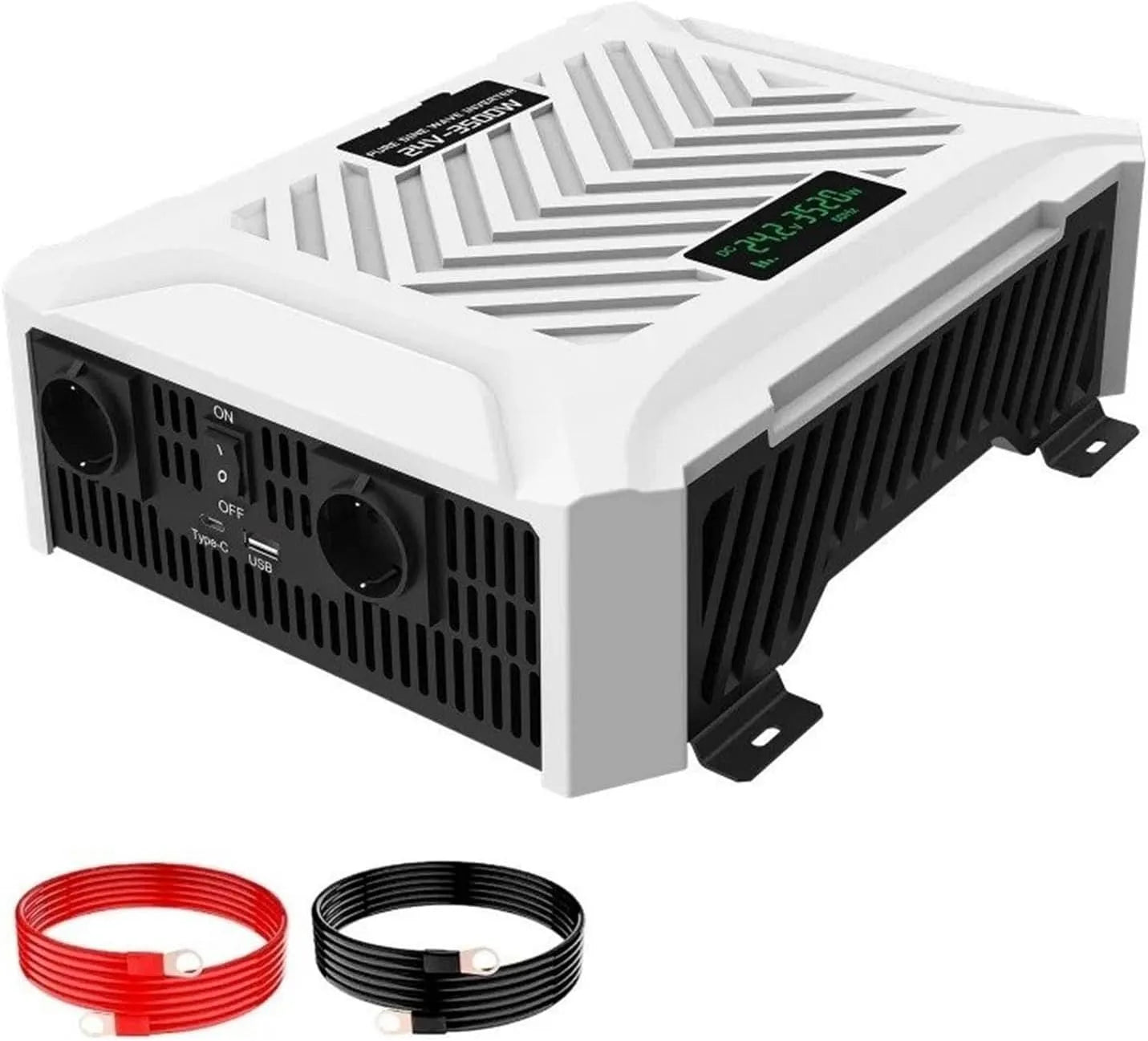 Convertisseur CC-CA et convertisseur de tension, 3500W, 24V, pour camping et camping-car, 230V