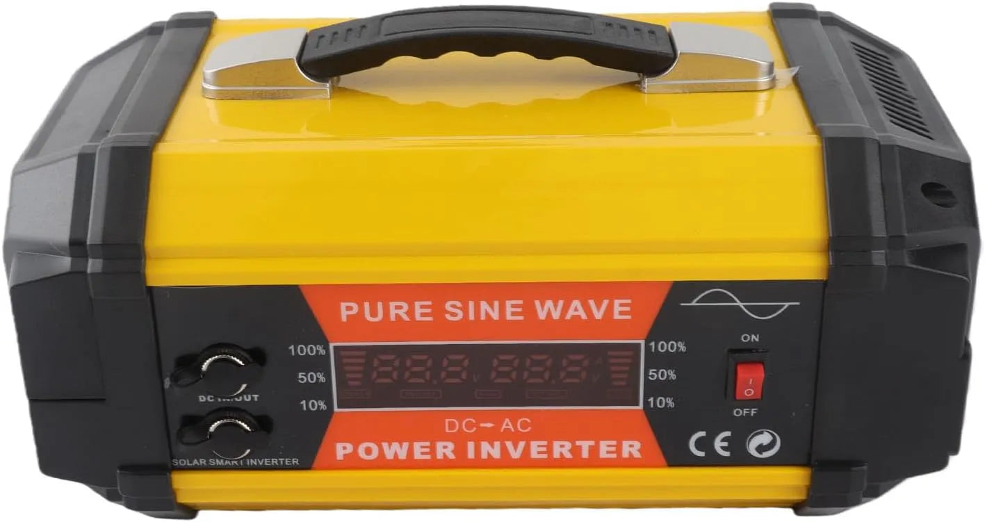 Convertisseur CC-CA et convertisseur de tension, 1000 W, pour camping et camping-car, charge rapide
