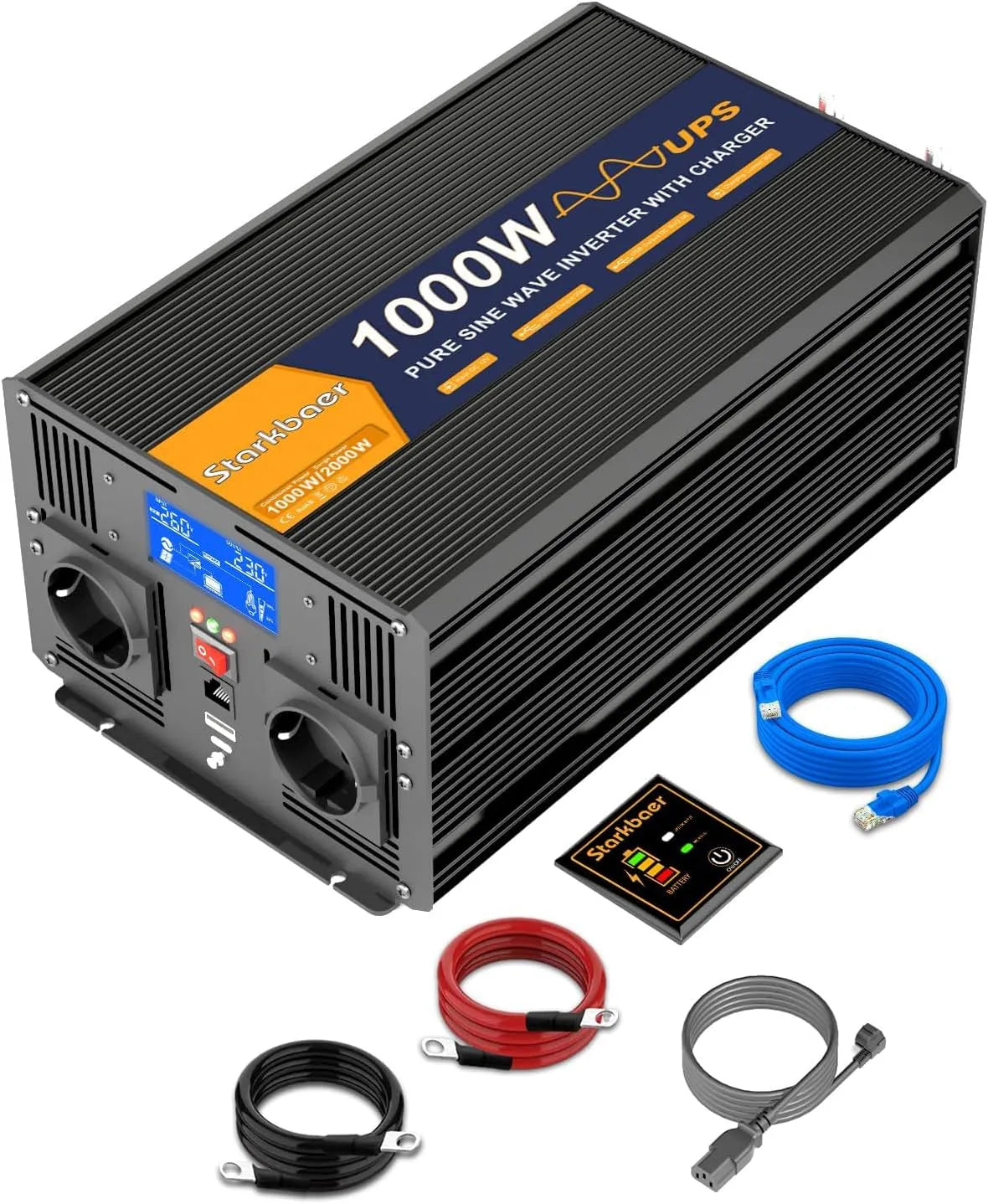 Convertisseur CC-CA et convertisseur de tension, 1000W, 2000W, 12V, 220V