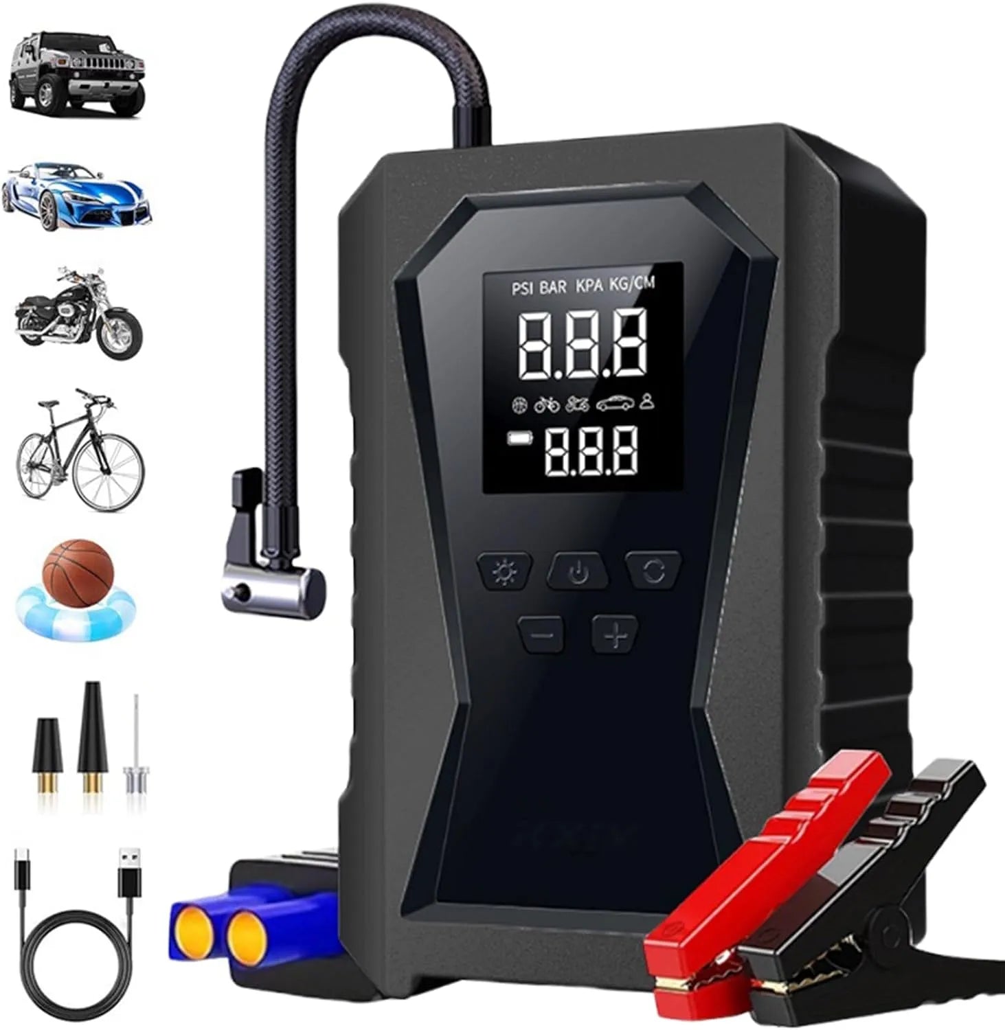 Démarreur de batterie avec compresseur d'air