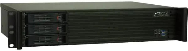 Boitier Rack 19' 2U 3x3,5' ou 2,5' Profondeur 28 cm