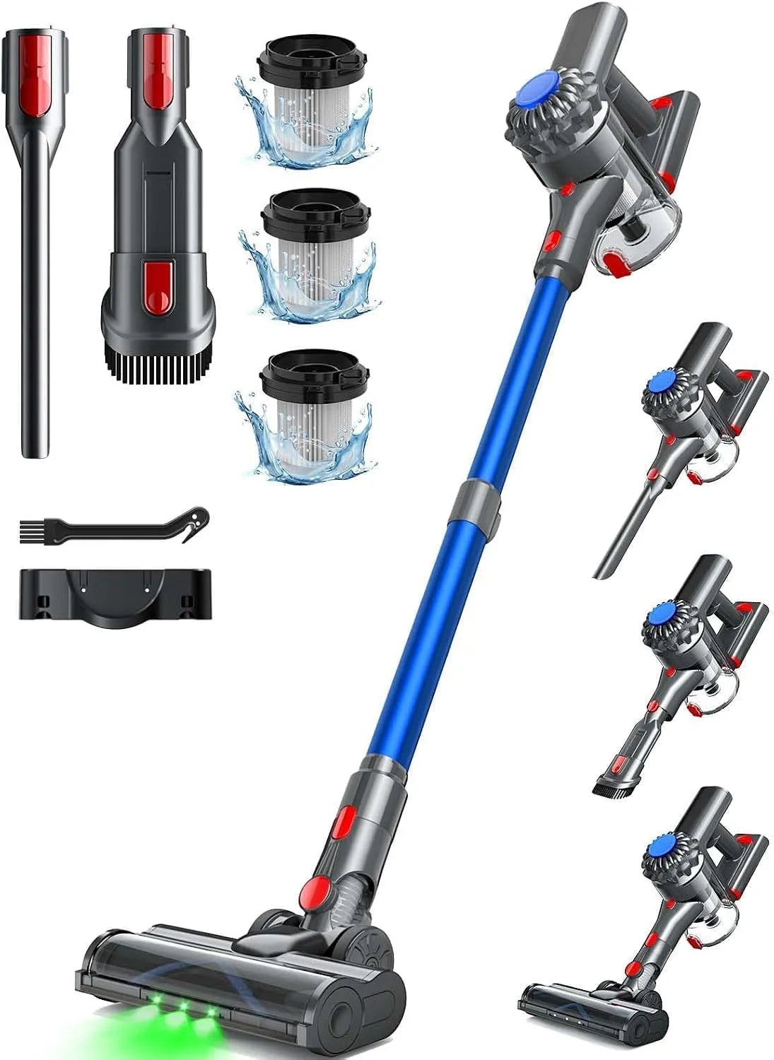 Aspirateur conçu pour recueillir efficacement poussières et saletés quotidiennes balai, sans fil, 450W