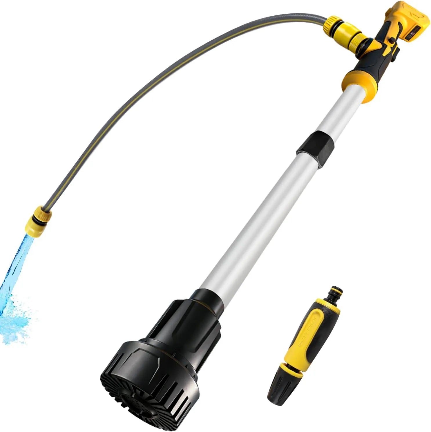 Pompe pour bassin et pompe de filtration et fontaine, 3600 L/h, 3 m, 18V, pour bassin et fontaine
