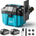 Aspirateur eau et poussière et aspirateur industriel: 8000 mAh, 10 L, pour l'atelier et le bricolage