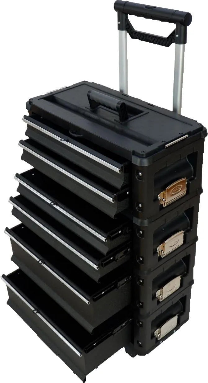 Métal Outil Trolley XXL type B4-B avec serrure à tiroir – en métal, avec tiroirs, pour le travail du métal, ASS B4-B