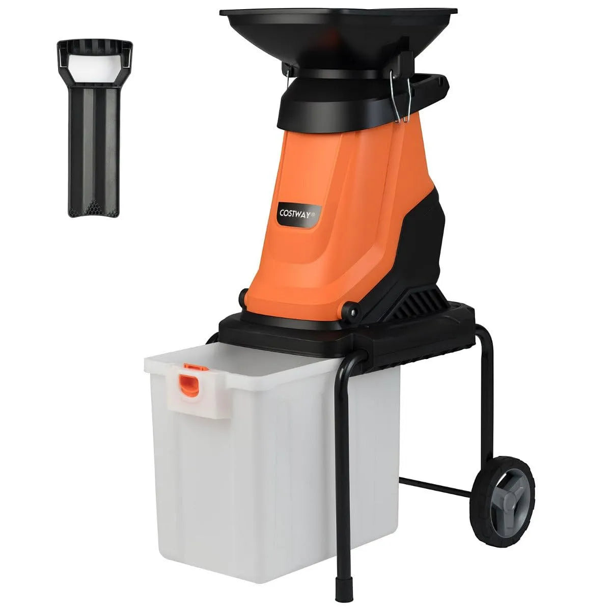 Broyeur de végétaux, en métal, 45 mm, pour le travail du métal, orange