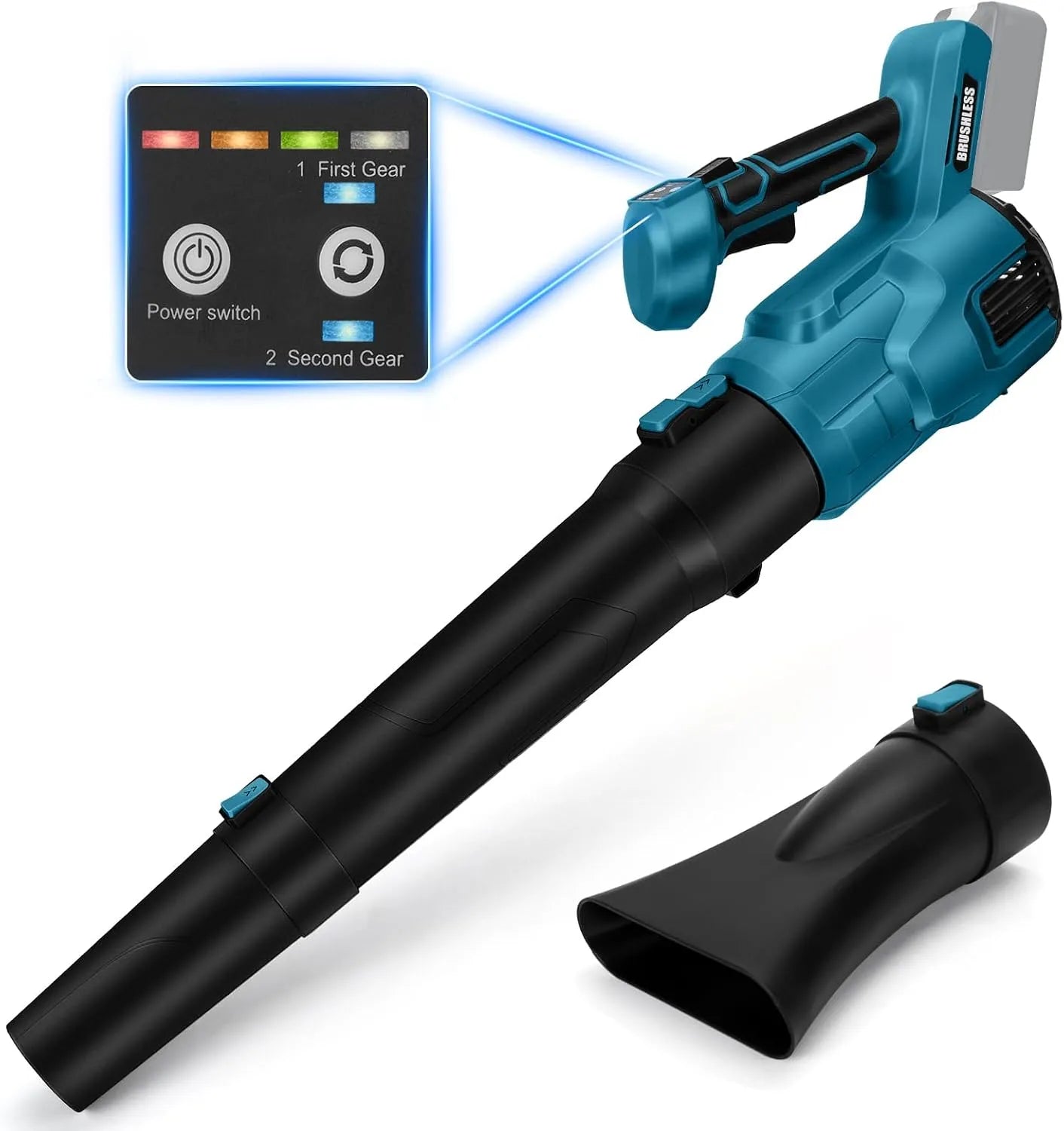 Makita 18 Souffleur de feuilles: sans fil, 100 m, 18 V, 3 vitesses, pour l'entretien du jardin