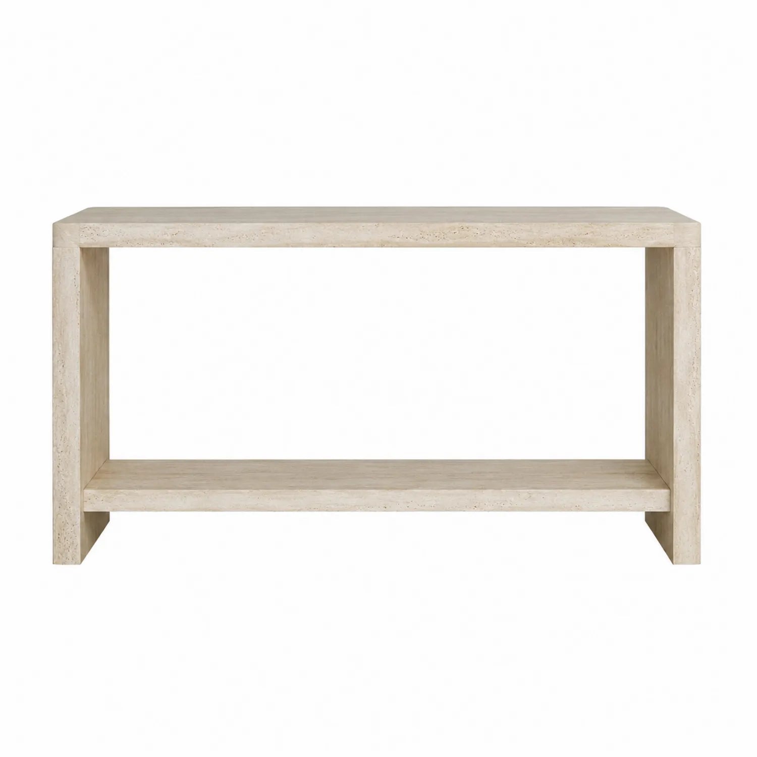 Console en Travertin Rectangulaire Beige