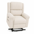 Fauteuil inclinable en tissu polyester Beige